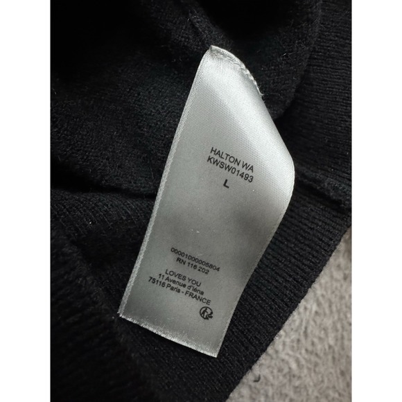 Zadig & Voltaire 100% Cashmere "be Kind To Your Mind" Women's Sweater Size L - Picture 6 of 11